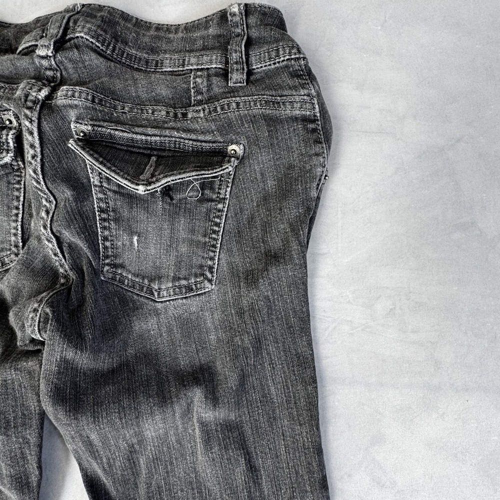 Banana Republic Womens Bootcut Jeans Black Denim Regular Fit Comfort Size 00P - Picture 6 of 16